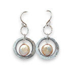 Rustic Pearl Earrings E82500 - Art by any Means Jewelryproduct_