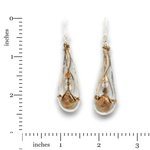 Rutile Narrow Drop Earrings - Art by any Means Jewelryproduct_