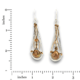 Rutile Narrow Drop Earrings - Art by any Means Jewelryproduct_
