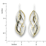 Rutile Quartz Helix Earrings - Art by any Means Jewelryproduct_