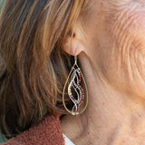 Sanibel Garnet Drop Earrings - Art by any Means Jewelry#product_