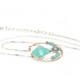 Sea Foam Chalcedony Necklace 84150N - Art by any Means Jewelryproduct_
