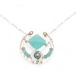 Sea Foam Chalcedony Necklace 84150N - Art by any Means Jewelryproduct_