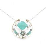 Sea Foam Chalcedony Necklace 84150N - Art by any Means Jewelryproduct_