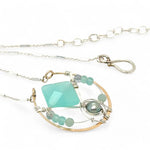 Sea Foam Chalcedony Necklace 84150N - Art by any Means Jewelryproduct_