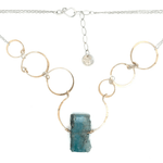 Sea Froth Quartz Slab Necklace - Art by any Means Jewelryproduct_