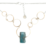 Sea Froth Quartz Slab Necklace - Art by any Means Jewelryproduct_