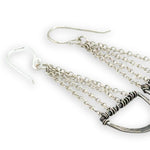 Semi - Circle Chain Earrings E84757 - Art by any Means Jewelryproduct_