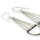 Semi - Circle Chain Earrings E84757 - Art by any Means Jewelryproduct_