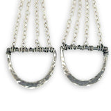 Semi - Circle Chain Earrings E84757 - Art by any Means Jewelryproduct_