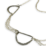 Semi - Circle Silver Necklace 84755N - Art by any Means Jewelryproduct_