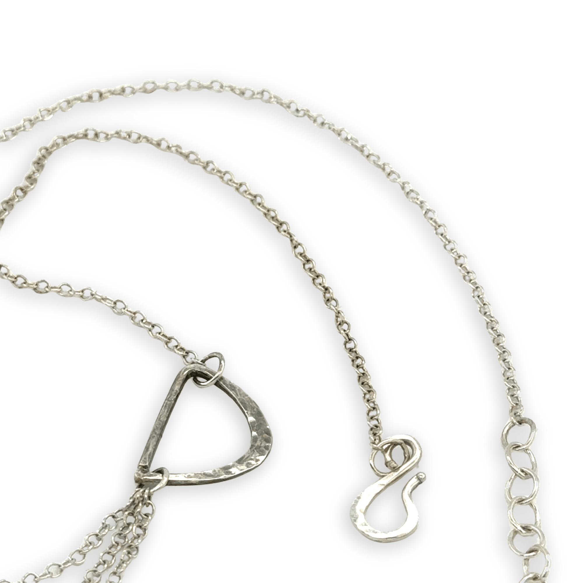 Semi - Circle Silver Necklace 84755N - Art by any Means Jewelryproduct_