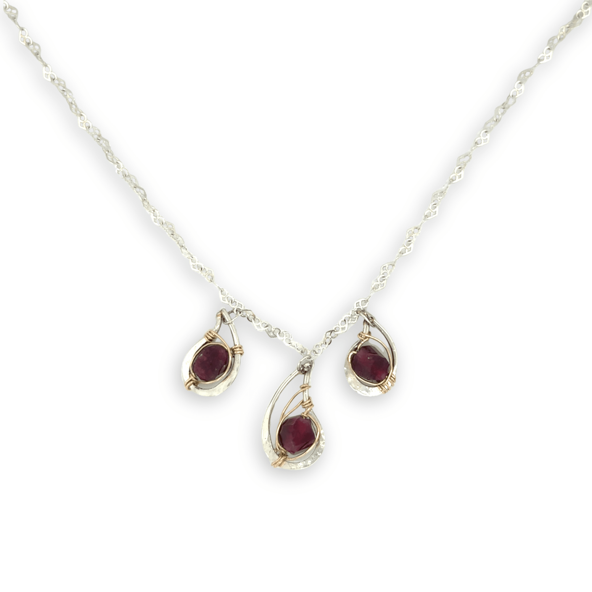 Serendipity Garnet Necklace 84735N - Art by any Means Jewelryproduct_