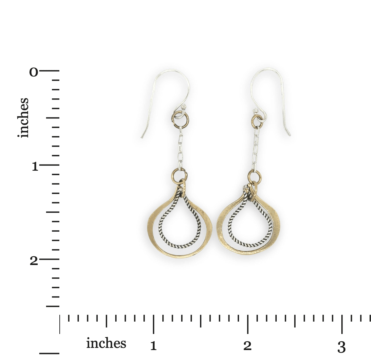 Serpent Chain Dangle Earrings - Art by any Means Jewelryproduct_