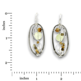 Serpentine Biome Continuous Wire Earrings - Art by any Means Jewelryproduct_