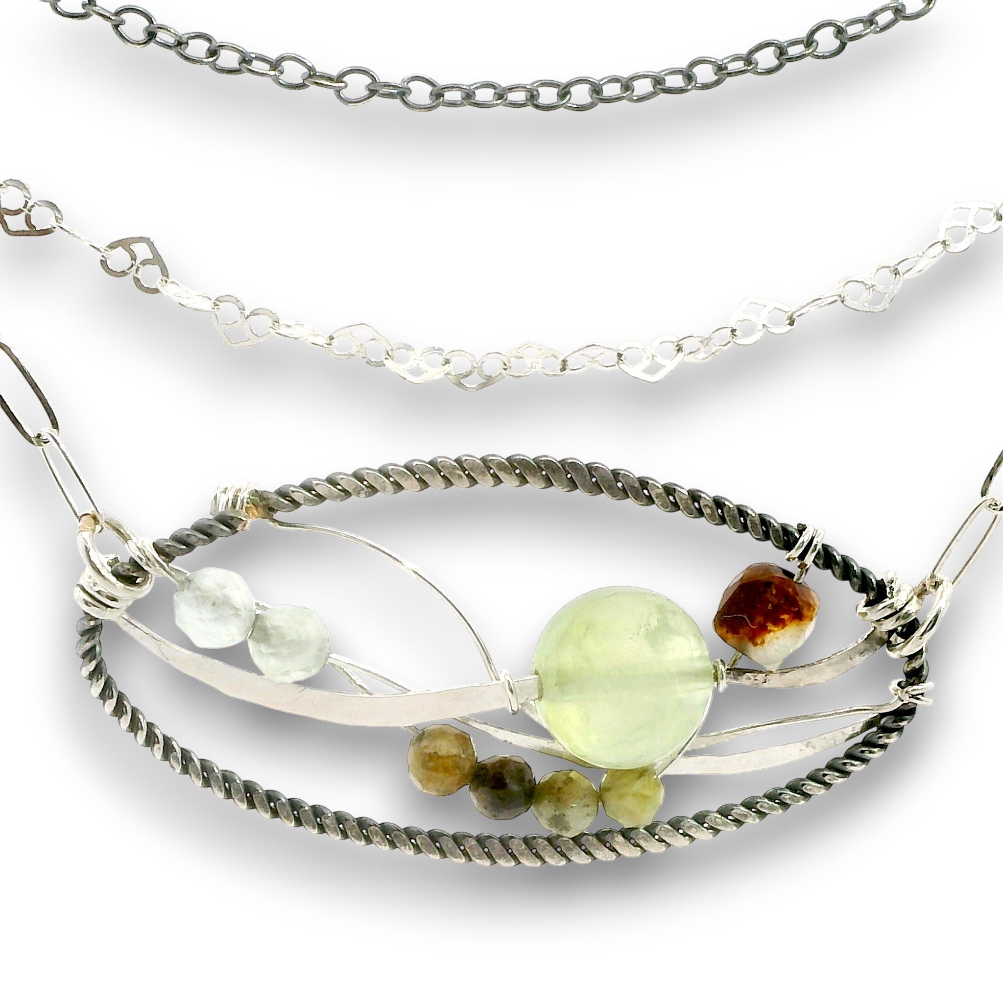 Serpentine Biome Necklace 85044N - Art by any Means Jewelryproduct_