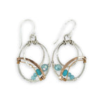 Side Swish Turquoise Earrings - Art by any Means Jewelryproduct_
