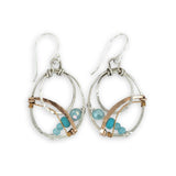 Side Swish Turquoise Earrings - Art by any Means Jewelryproduct_
