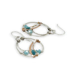 Side Swish Turquoise Earrings - Art by any Means Jewelryproduct_