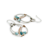 Side Swish Turquoise Earrings - Art by any Means Jewelryproduct_
