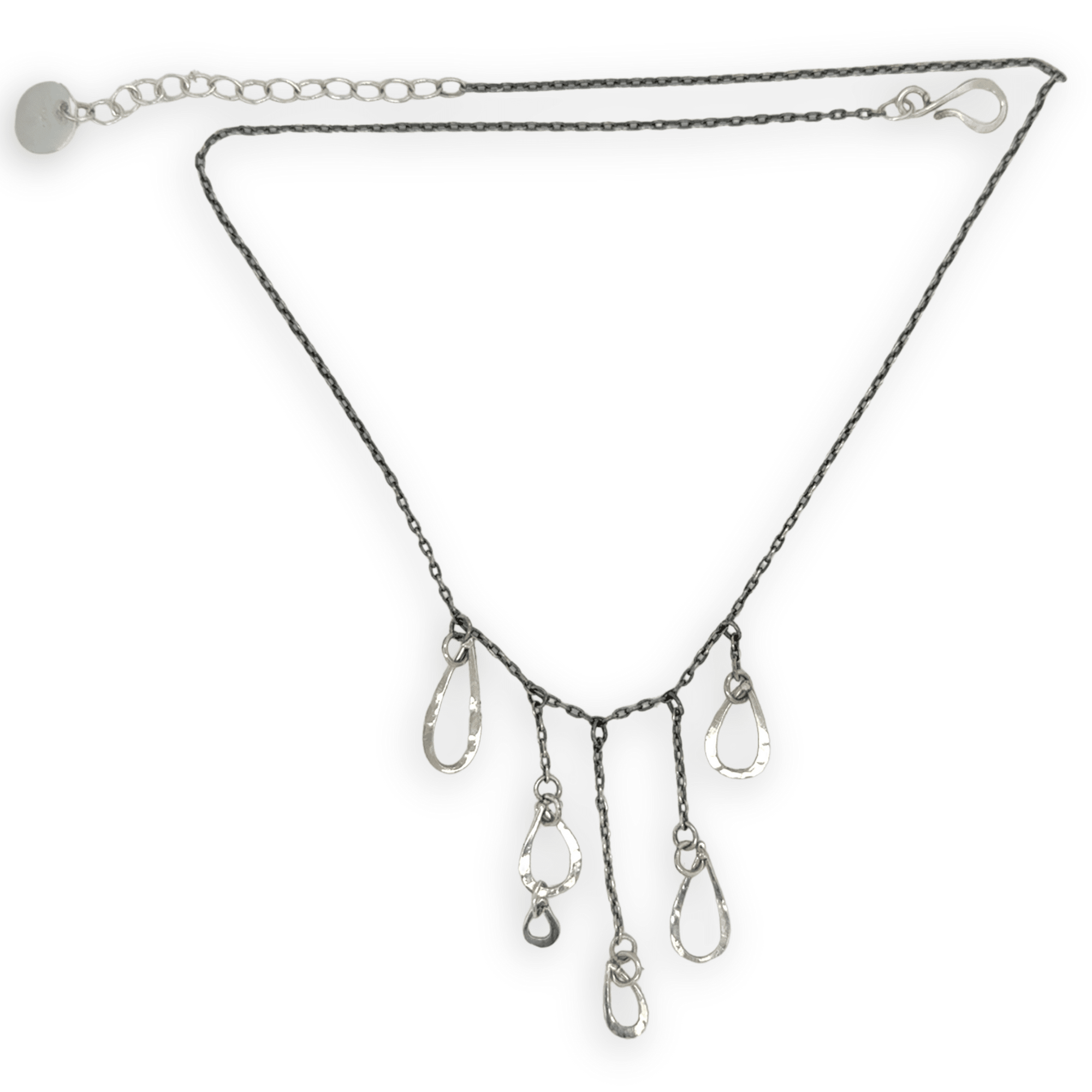 Silver Cascade Chain Necklace 84770N - Art by any Means Jewelryproduct_