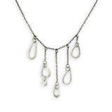 Silver Cascade Chain Necklace 84770N - Art by any Means Jewelryproduct_