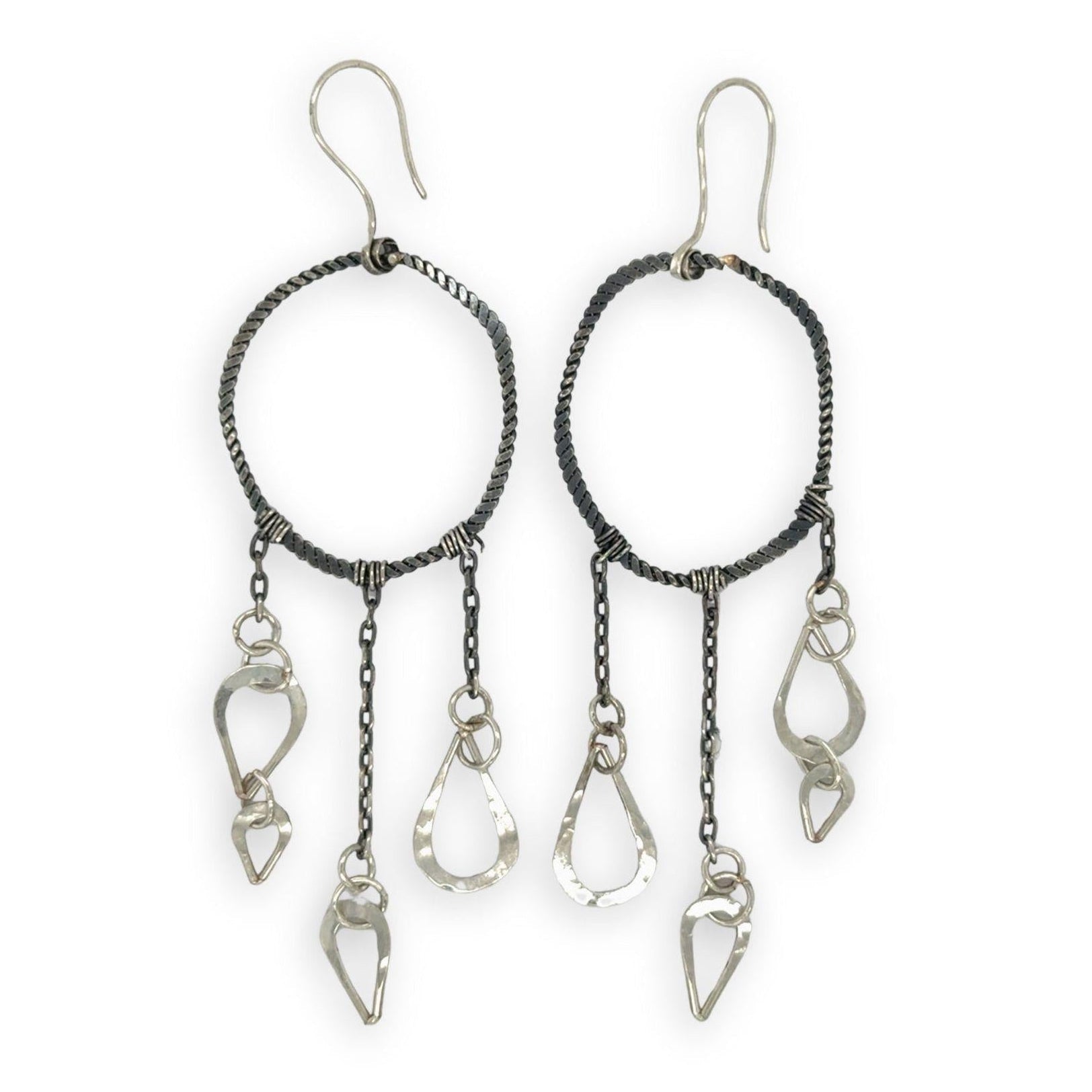 Silver Cascade Earrings E84772 - Art by any Means Jewelryproduct_