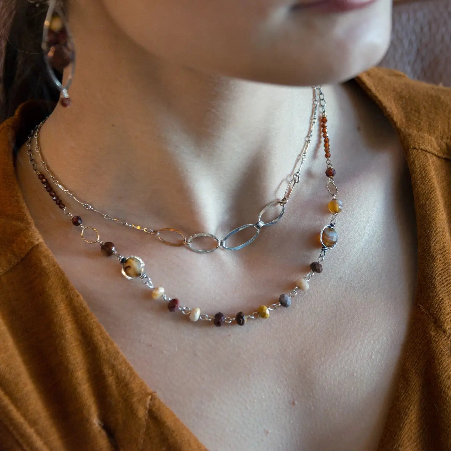 Silver Lining Necklace 83001N - Art by any Means Jewelryproduct_