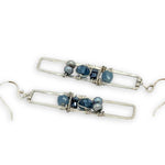 Silver Tin Fish Aquamarine Earrings E84216 - Art by any Means Jewelryproduct_