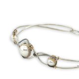 Sincerity Trifecta Pearl Cuff Bracelet B425 - Art by any Means Jewelryproduct_