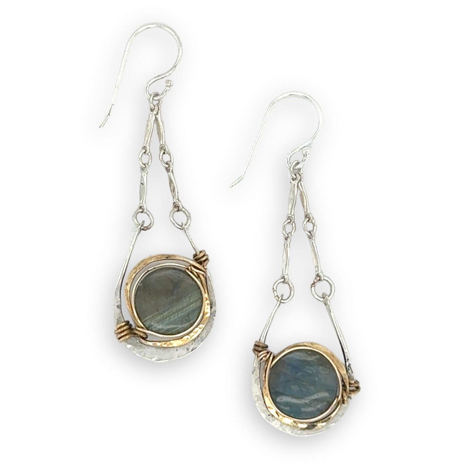 Singular Cup Labradorite Earrings E84671 - Art by any Means Jewelryproduct_