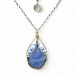 Sky Pearl Drop Necklace - Art by any Means Jewelryproduct_