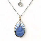 Sky Pearl Drop Necklace - Art by any Means Jewelryproduct_