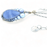 Sky Pearl Drop Necklace - Art by any Means Jewelryproduct_