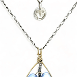 Sky Pearl Drop Necklace - Art by any Means Jewelryproduct_
