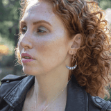 Sky Pearl Hoop Earrings - Art by any Means Jewelryproduct_