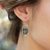 Sky Scraper London Blue Quartz Earrings - Art by any Means Jewelry#product_