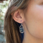 Sky Scraper London Blue Quartz Earrings - Art by any Means Jewelry#product_