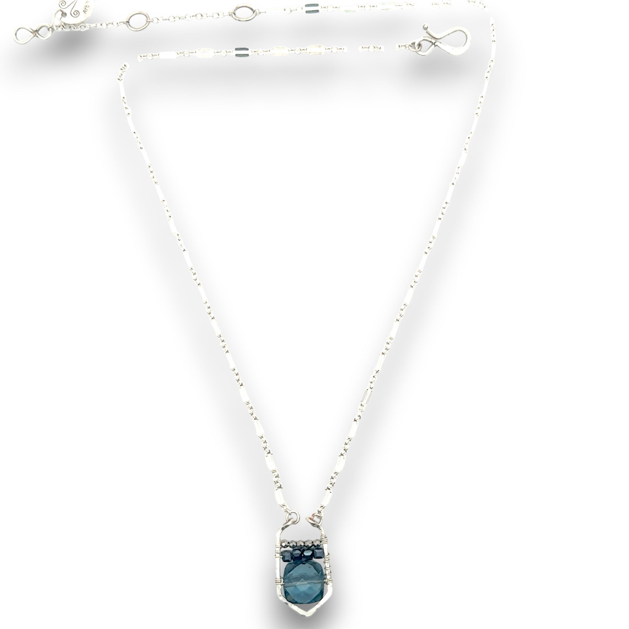 Sky Scraper London Blue Quartz Necklace - Art by any Means Jewelryproduct_