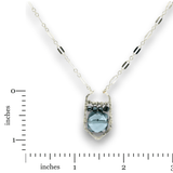 Sky Scraper London Blue Quartz Necklace - Art by any Means Jewelryproduct_