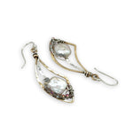 Small Dove Wing Pearl Earrings - Art by any Means Jewelryproduct_