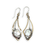 Small Dove Wing Pearl Earrings - Art by any Means Jewelryproduct_