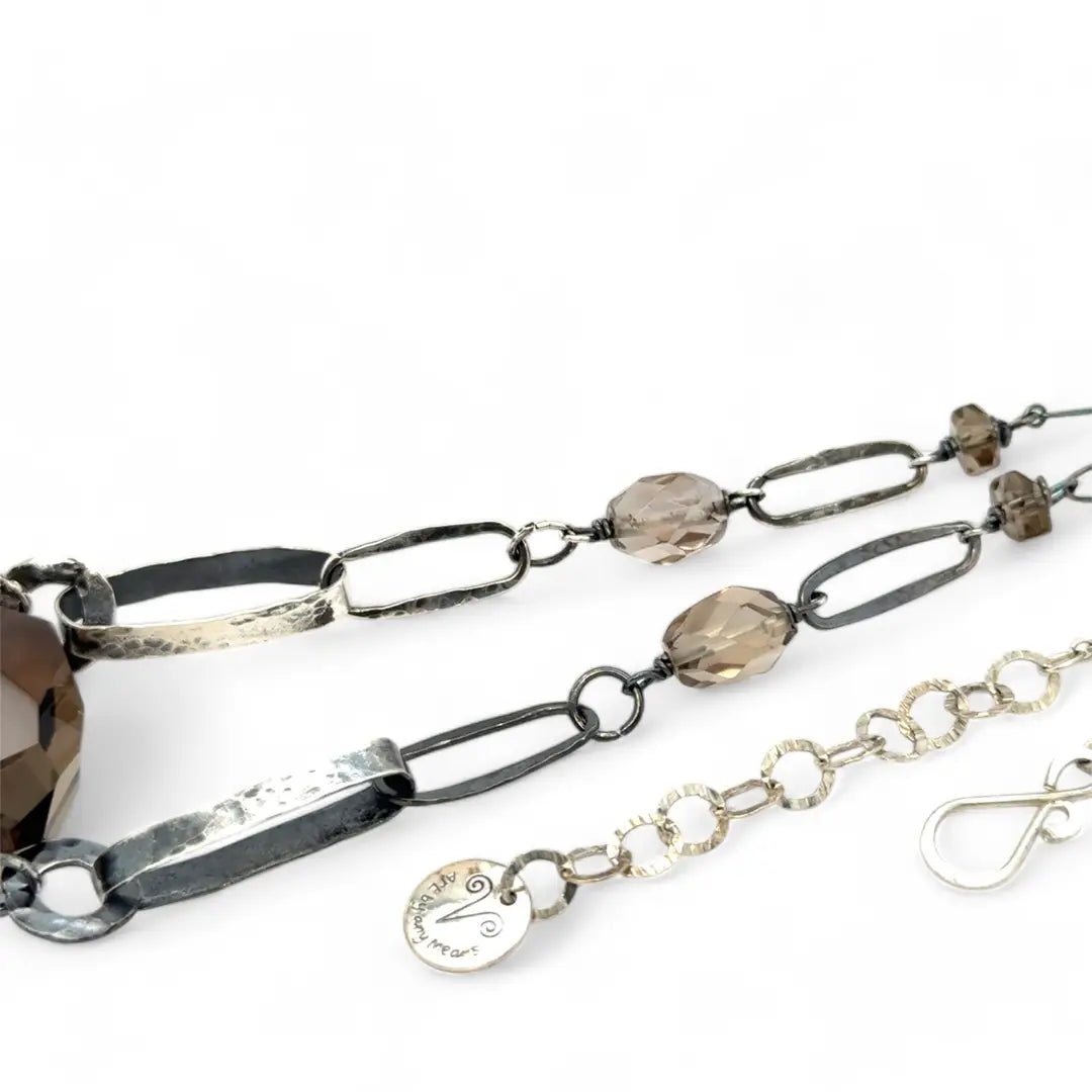 Smokey Quartz Chain Necklace 82508N - Art by any Means Jewelryproduct_