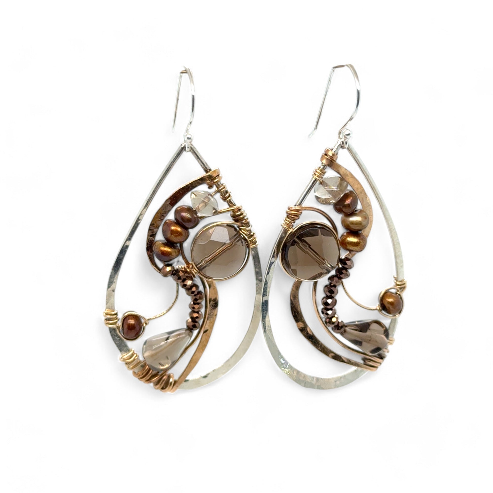 Smokey Quartz Earrings E83572 - Art by any Means Jewelryproduct_