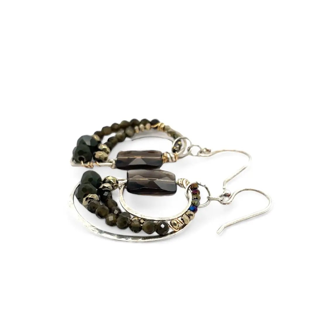 Smokin' Smokey Quartz Earrings E82716 - Art by any Means Jewelryproduct_