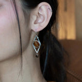 Smoking Ember Agate Earrings E83585 - Art by any Means Jewelryproduct_