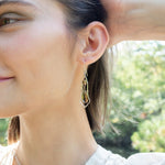 Smoky Quartz Flute Drop Earrings - Art by any Means Jewelry#product_