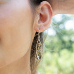 Smoky Quartz Flute Drop Earrings - Art by any Means Jewelry#product_