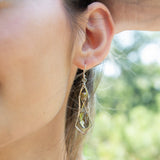 Smoky Quartz Flute Drop Earrings - Art by any Means Jewelry#product_