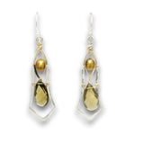 Smoky Quartz Flute Drop Earrings - Art by any Means Jewelryproduct_